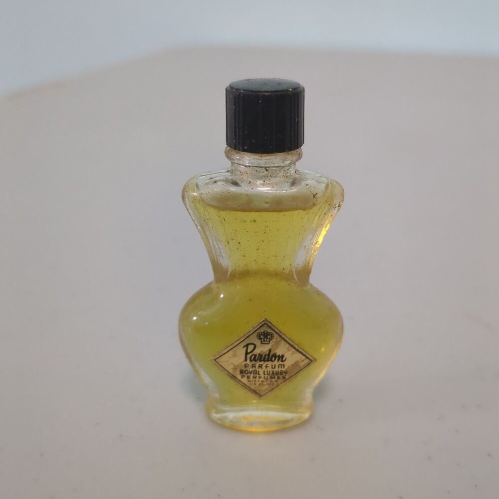 Pardon Perume Splash 0.25 Oz. By Royal Luxury Perumes Vintage. Unbox.